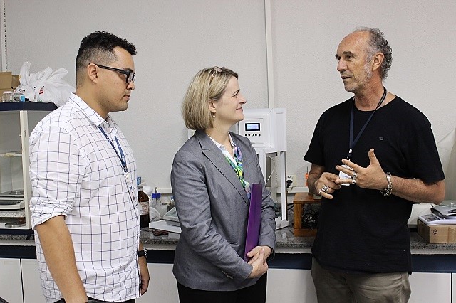 Prof. José Júnior, Dra. Nixon e o Dr. Renan Tavares